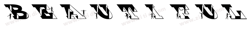 Beautiful People字体转换